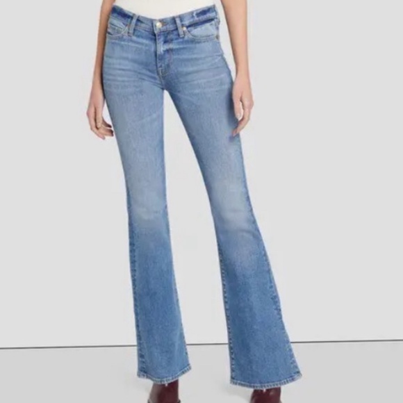 7 for all Mankind- mid-rise ALI jean, Tribecca light wash - Picture 1 of 5